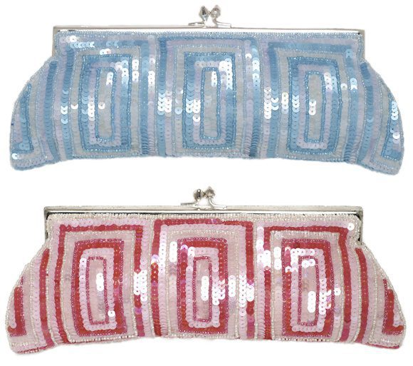 Sequin Squares Clutch - Image 3