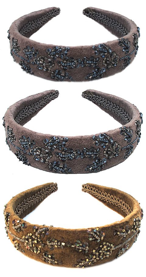 Velvet Tonal Wide Head Band - Image 4