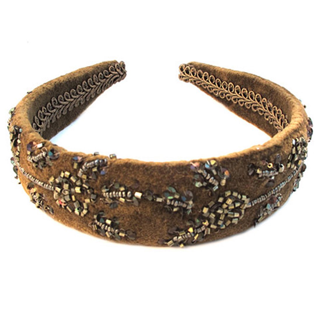 Velvet Tonal Wide Head Band - Image 2