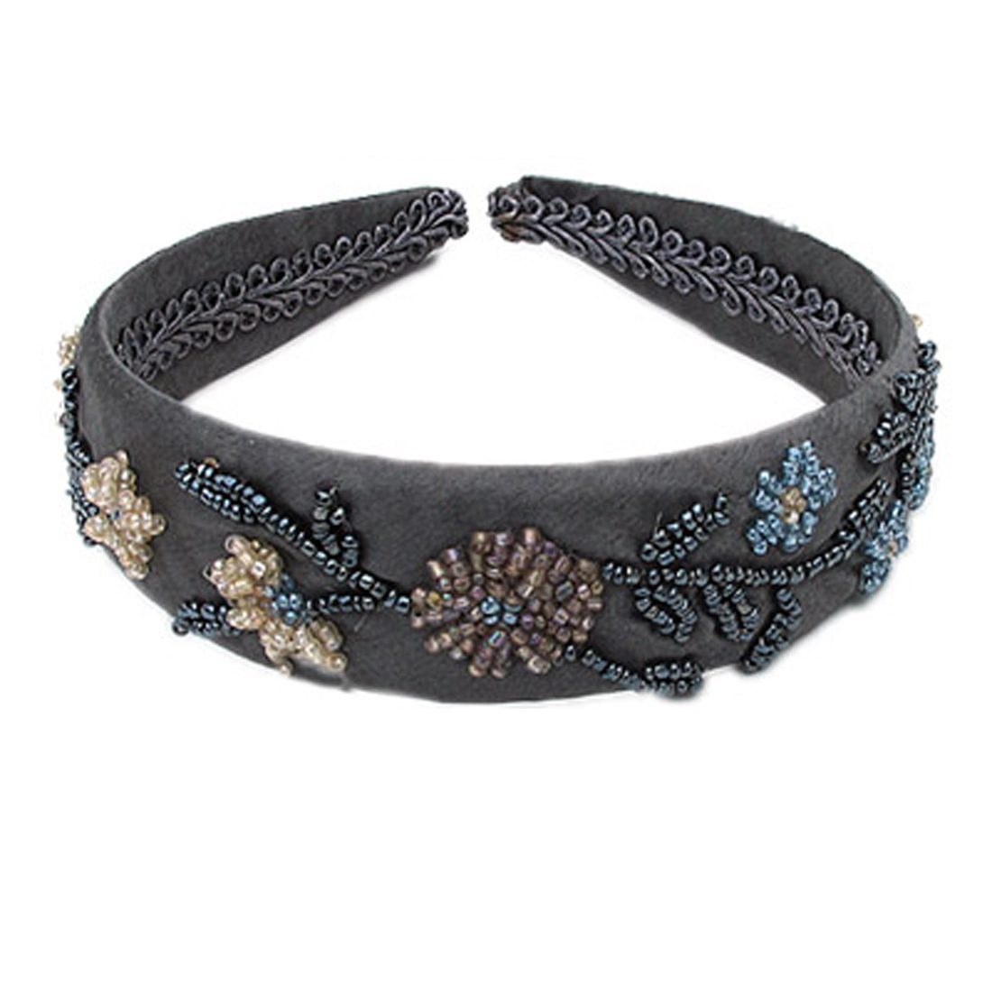 Beaded Flowers Head Band - Image 3
