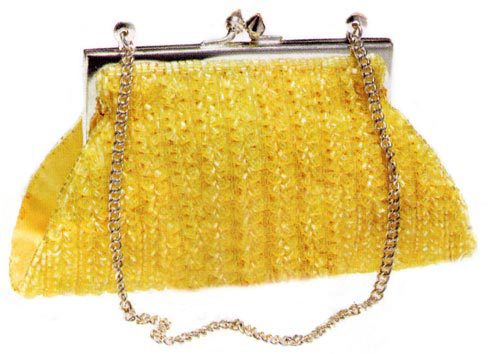 Sequin Stripes Small Purse