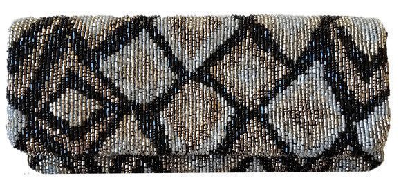 Abstract Diamond Clutch