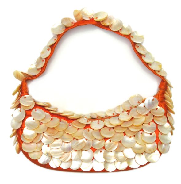 Mother-of-Pearl Crescent Purse