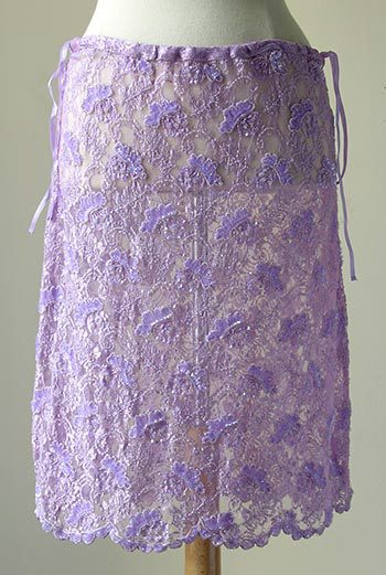 Lace Beaded Skirt