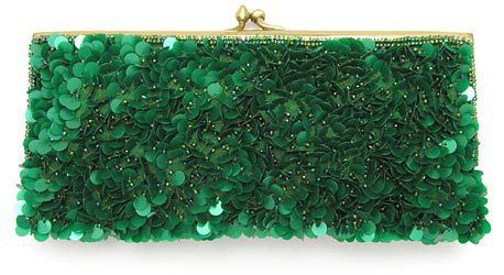 Round Sequin Clutch