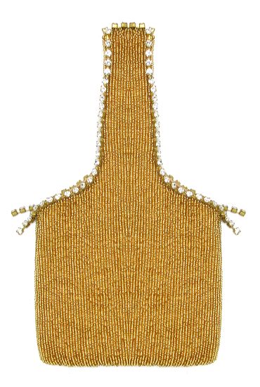 Bead & Crystal Square Wristlet