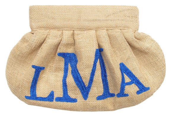 Clutch Gather with Monogram