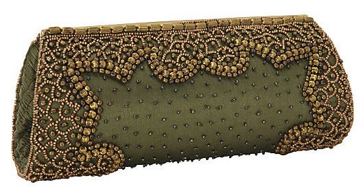 Metallic Embellishment Clutch
