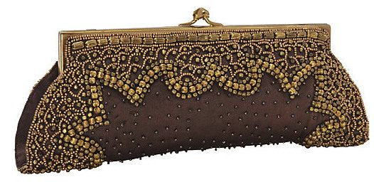 Metallic Embellishment Clutch