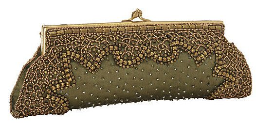 Metallic Embellishment Clutch