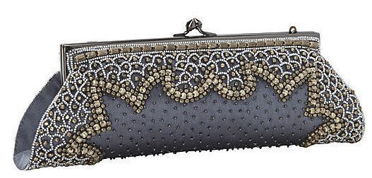Metallic Embellishment Clutch