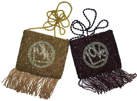 Cross Body Fringe Pouch LOVE