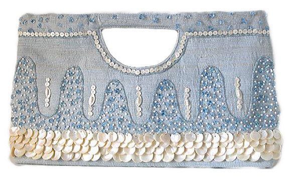 Mother-of-Pearl Border Tote