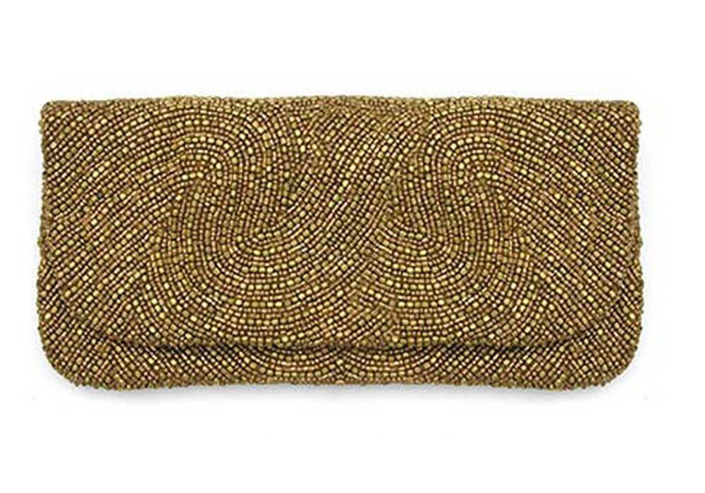 Metal Bead Swirl Belt clutch
