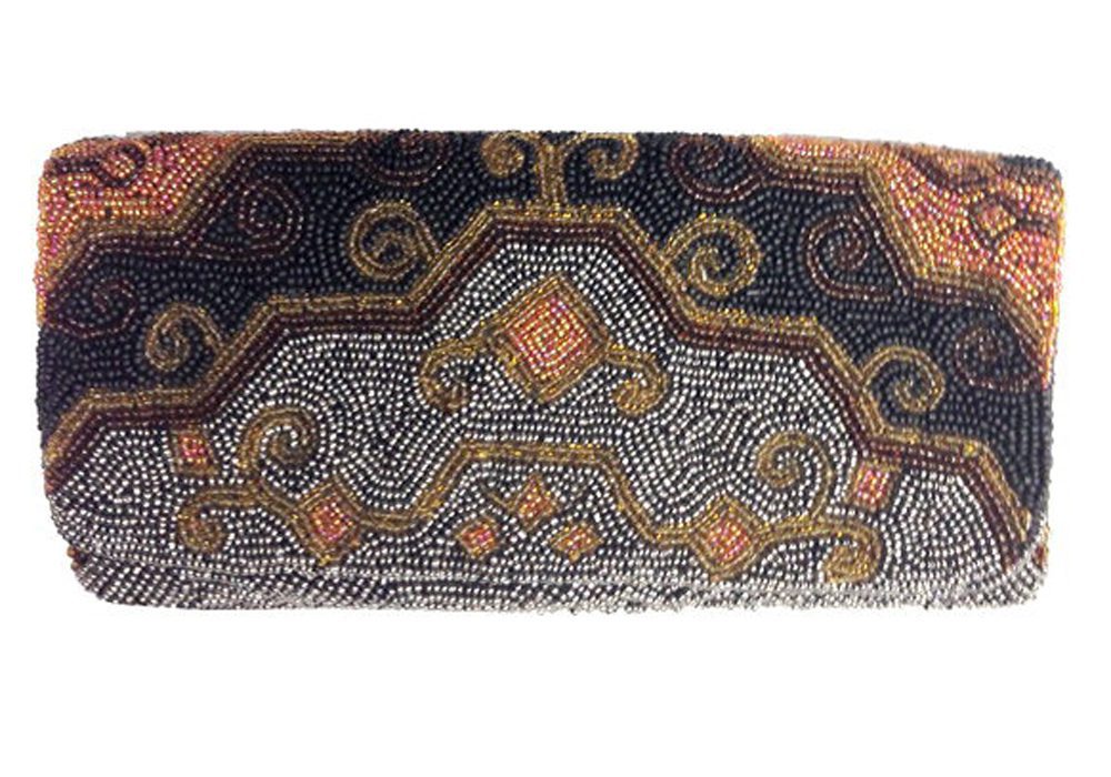 Fold Over Clutch Tribal Pattern - Image 3