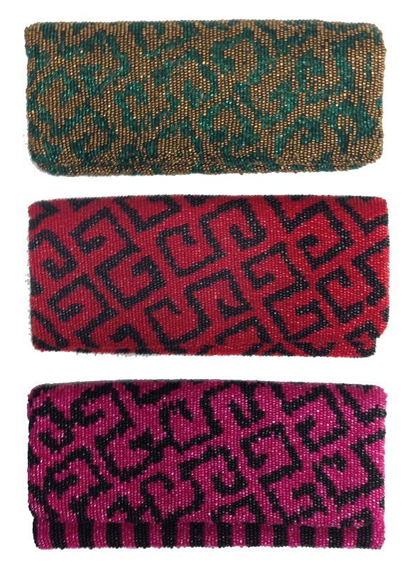 Fold Over Clutch Geometric Pattern - Image 3