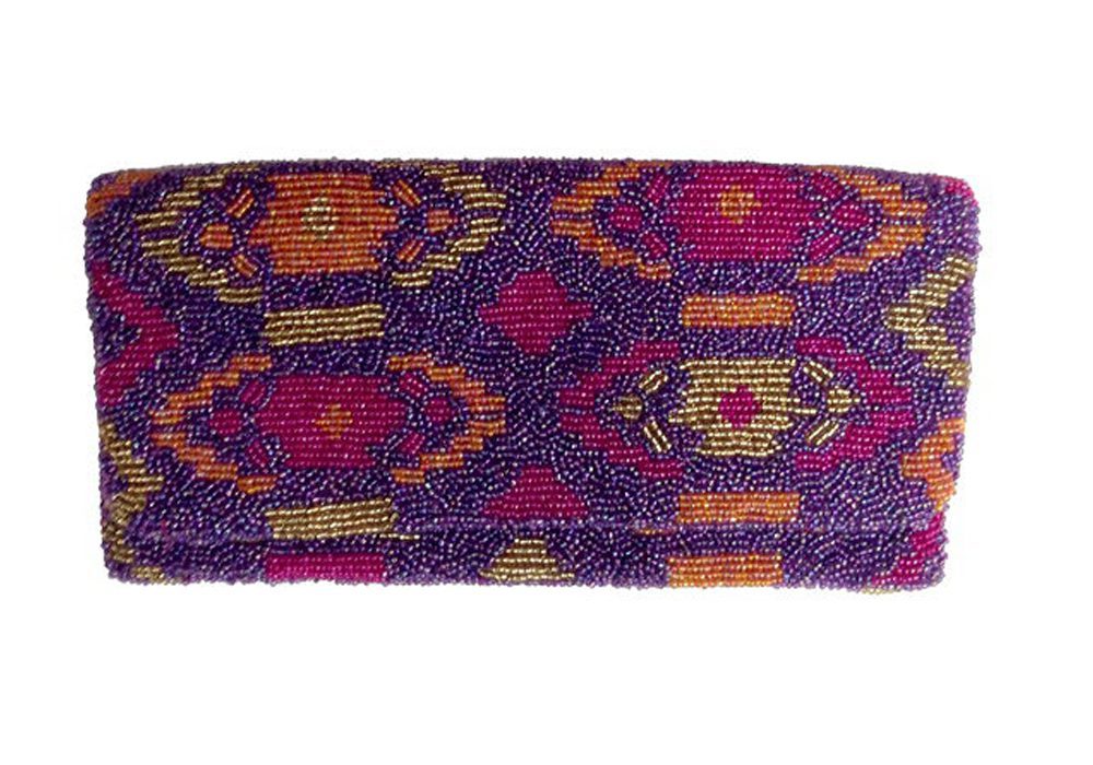 Fold Over Clutch Tribal Pattern - Image 2