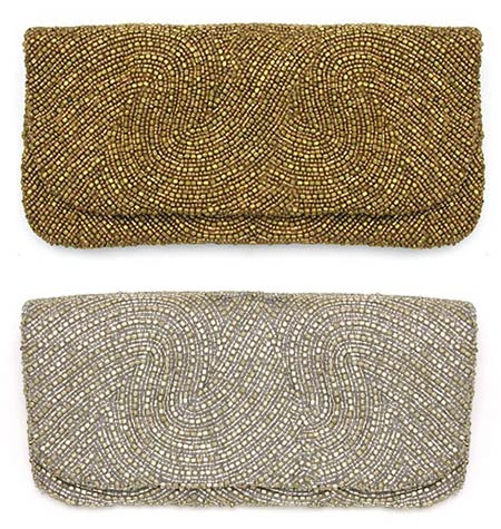 Metal Bead Swirl Belt clutch - Image 2