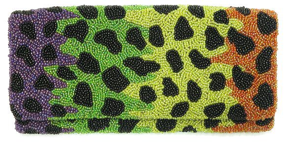 Fold Over Clutch Animal Print