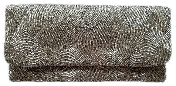 Foldover Swirl Clutch
