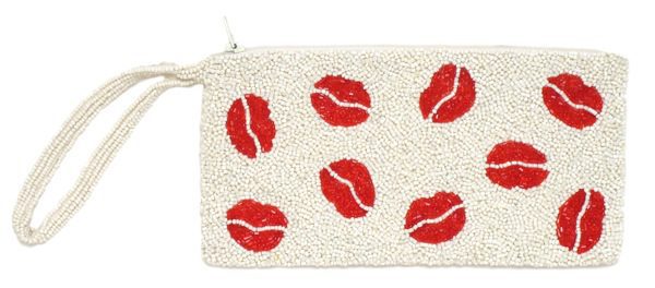 Cosmetic Wristlet Many Lips