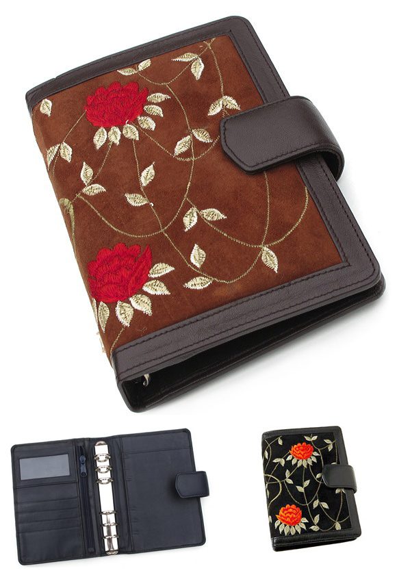 Suede Flowers Large Agenda - Image 4