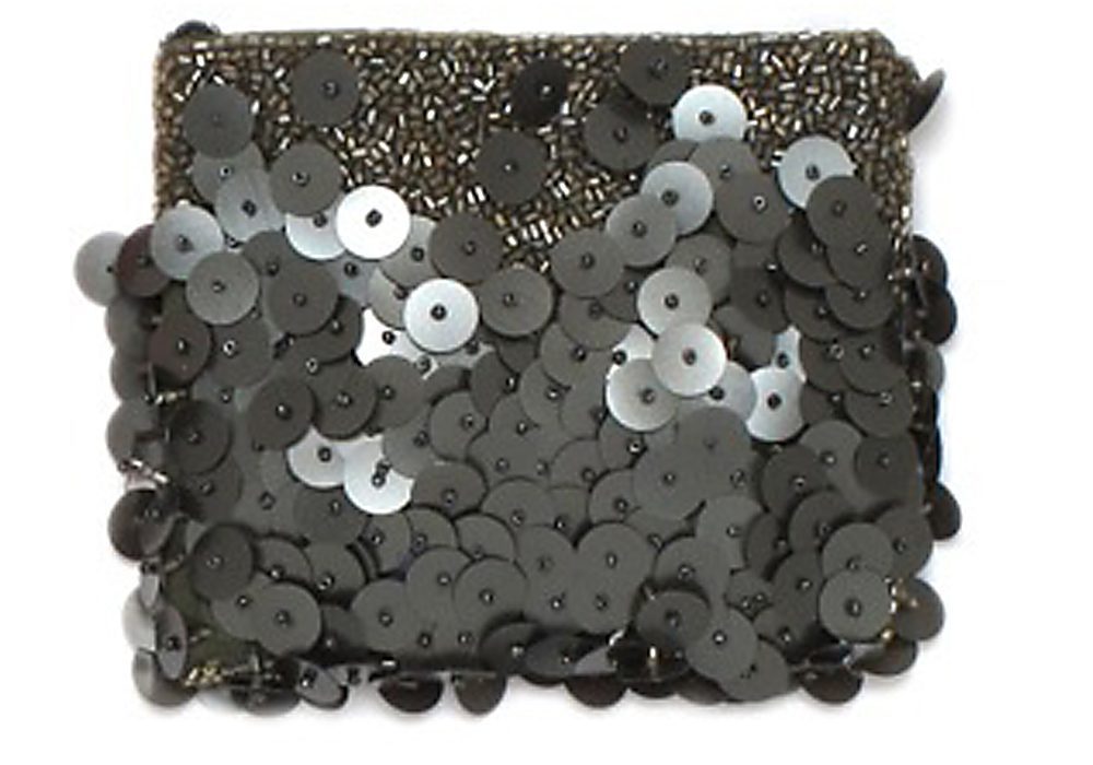 Crossbody Large Round Sequins Pouch - Image 3