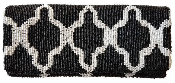 Mosaic Print Clutch