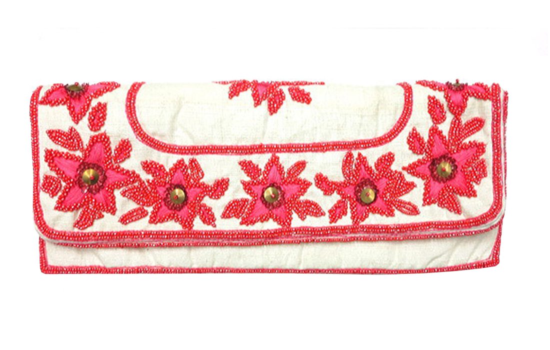 Burlap Flower Clutch - Image 3