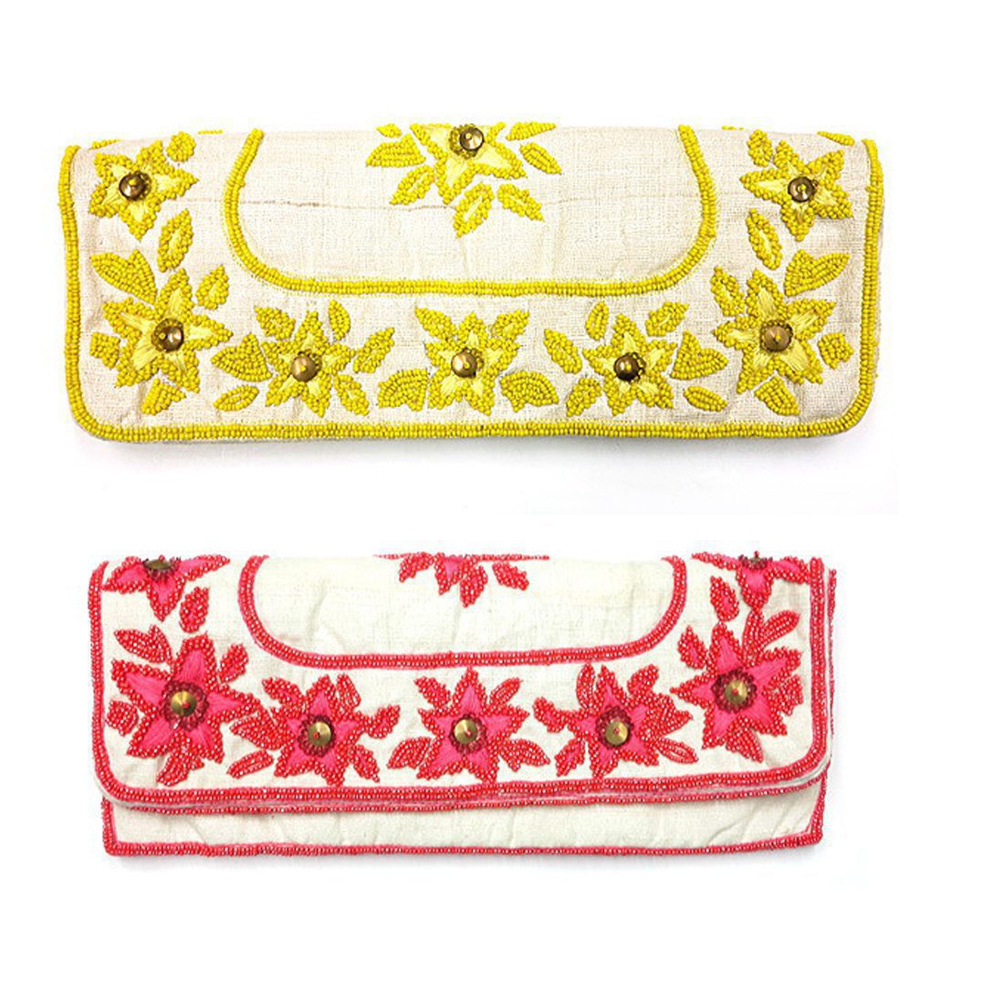 Burlap Flower Clutch - Image 2