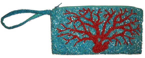 Coral Reef Wristlet