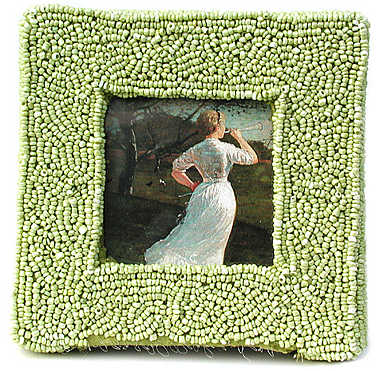 Beaded Picture Frame