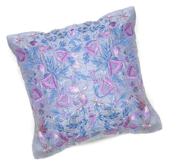 Silk Bell Flower Pillow