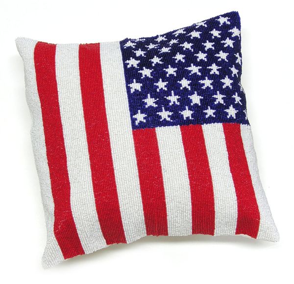 US Flag Pillow