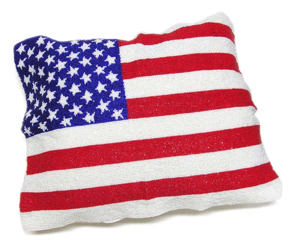 US Flag Pillow