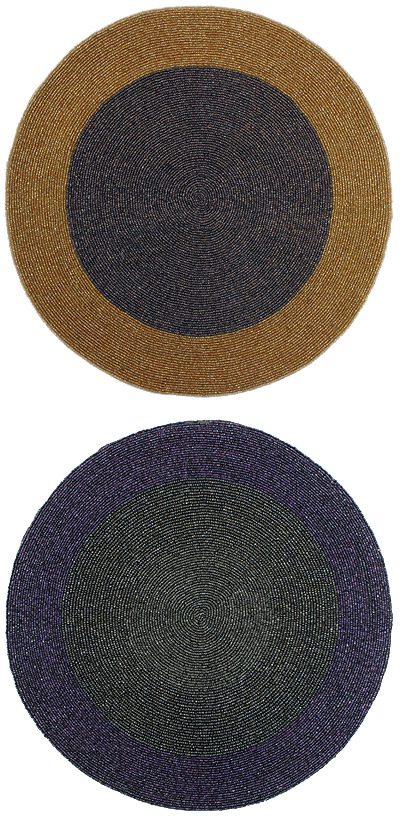 Two Tone Round Placemat