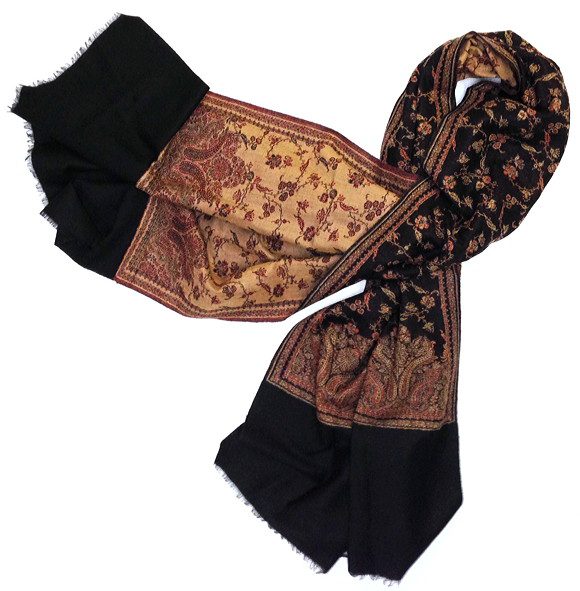 Reversible Woven Blend Shawl