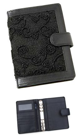 Tulle Beaded Swirls Small Agenda - Image 3