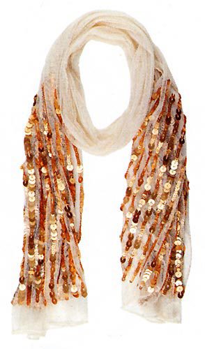Tulle Sequin Scarf