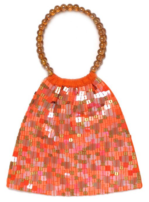 Sequin Triangle Wristlet