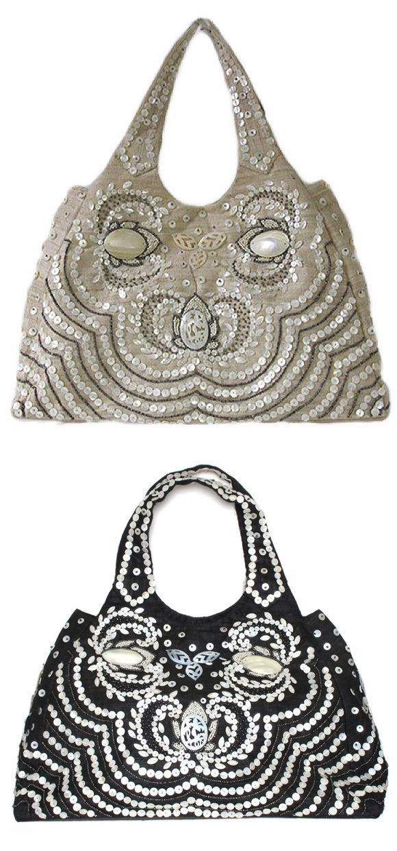 Intricate Mother-of-Pearl Tote - Image 3