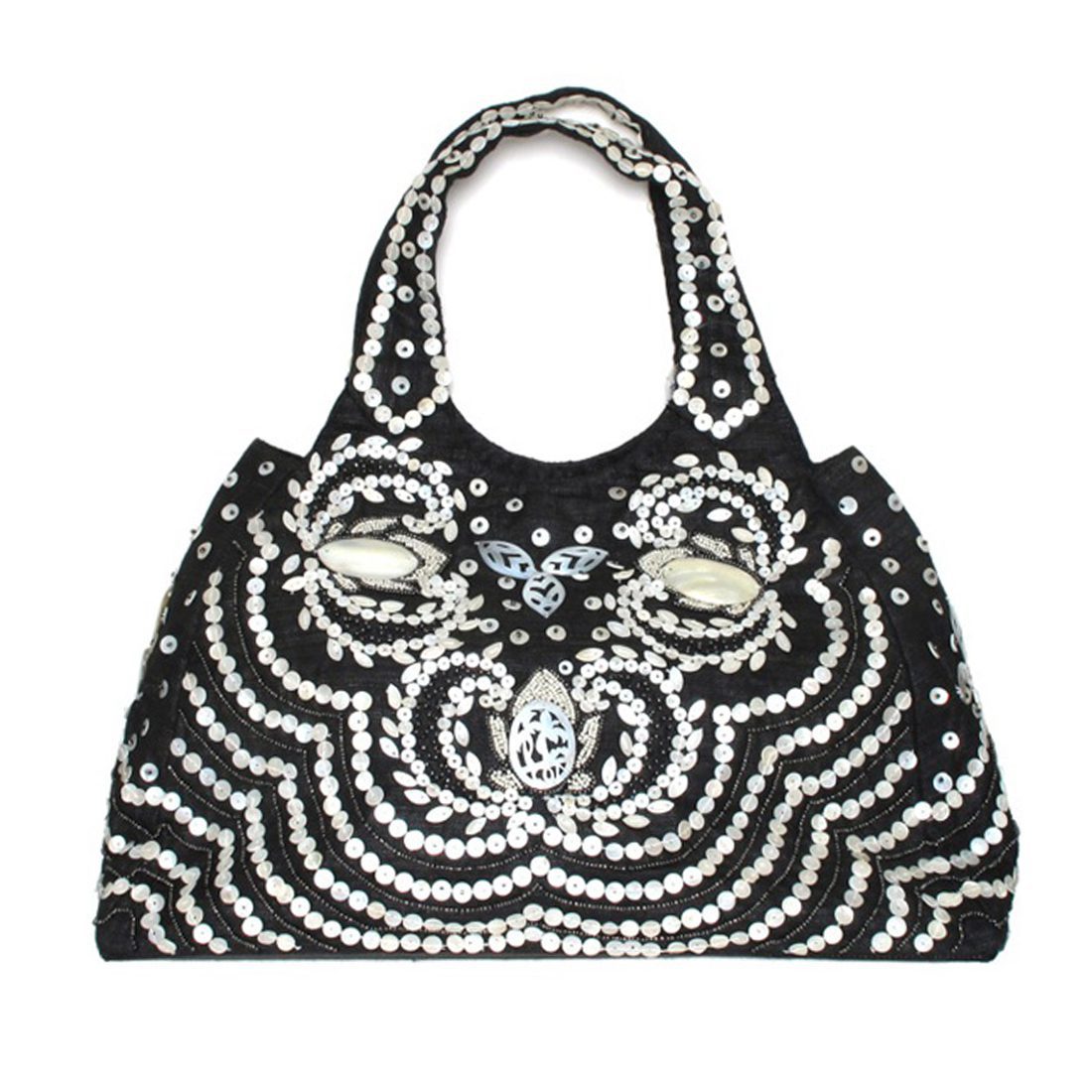 Intricate Mother-of-Pearl Tote - Image 2