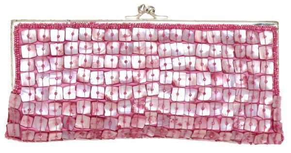 Square Mother-of-Pearl Clutch
