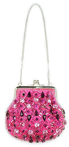Silk Purse with Swarovski Austrian Crystals