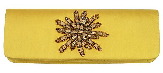 Satin Clutch Swarovski Crystals