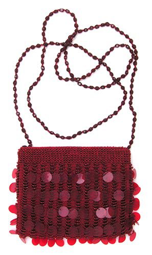 Crochet Sequin Pouch