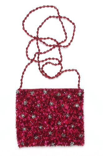 Sequin Roses Crossbody