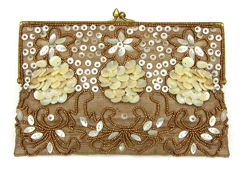 Mother-Of-Pearl Pineapples Clutch