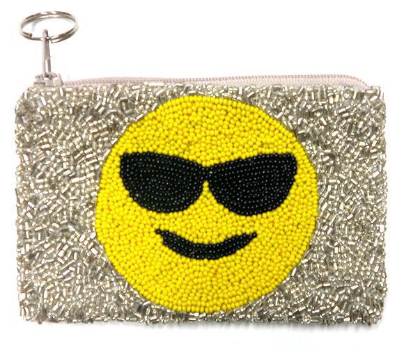 Sunglasses Emoji Coin Purse
