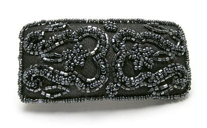 Lace Wide Beaded Barrette